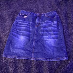 jean skirt